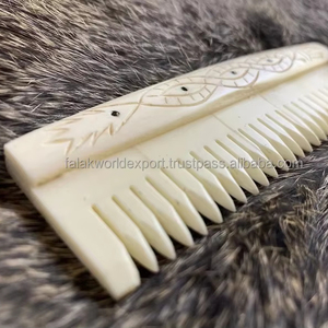 หวีนวดเที่ยงสำหรับนวดมืออาชีพหวีเขาควายเขาแกะเขาวัวมีเขาหวีทั่วไปเป็นมิตรกับสิ่งแวดล้อม - Product Image 3