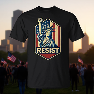 T-Shirt Lady Liberty Fist per Donne, Prodotto Promozionale - Product Image 3