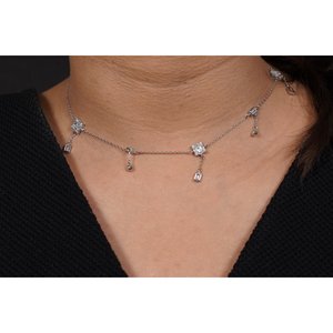 COLLAR DE CRISTAL MIA EN PLATA DE 925 SILVERINGS - Product Image 1