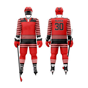 Meilleure vente d'uniformes de hockey sur glace pour hommes, conception personnalisée, dernier ensemble fait à la main au Pakistan, uniforme de hockey sur glace bon marché, service OEM ODM - Product Image 6