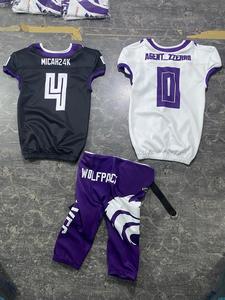 Prix de gros Fabricant professionnel Uniforme de football américain personnalisé Uniforme de football américain tacle sergé américain - Product Image 5