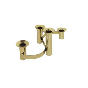 Bougeoir en métal pour éclairage et décoration d'intérieur Bougeoir décoratif élégant à finition antique - Product Image 3