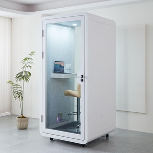 Cabina de Oficina Móvil, Cabina Insonorizada Individual, Cabina Acústica con Ruedas - Product Image 2