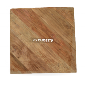 Paneles de Pared 3D Modernos de Madera No Tejida, Diseño Geométrico, Insonorizantes y Absorbentes de Sonido, Madera de Teca de Indonesia, para Entretenimiento en el Hogar y Villas - Product Image 3