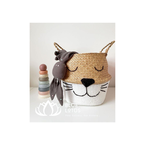 SEAGRASS BELLY <b>BASKET</b> FROM VIETNAM - Product Image 1