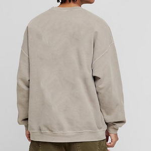 Nouvelle arrivée Offre Spéciale Logo personnalisé pull sweat surdimensionné 100% coton polaire tissu vêtements d'hiver hommes Hoodies & Sweatshirts - Product Image 2