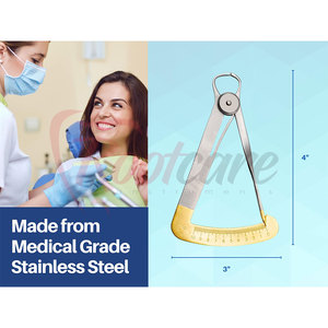 Instrumentos de Medición Dentales Profesionales de Acero Inoxidable, Procedimientos de Cuidado Bucal, Juego de Herramientas de Medición Dental para Resultados Precisos - Product Image 3