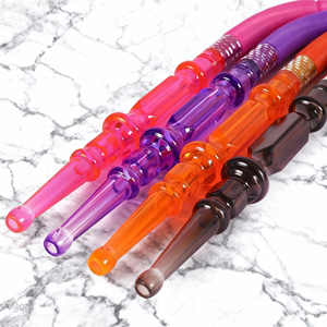 Tuyaux de narguilé rétractables colorés bon marché en plastique pour narguilé, tuyau à chicha, accessoires pour fumer en bar, fête - Product Image 6