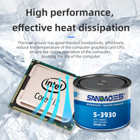 Plâtre de pâte de composés de dissipateur de chaleur de silicone de graisse thermique de haute performance pour CPU GPU industriel