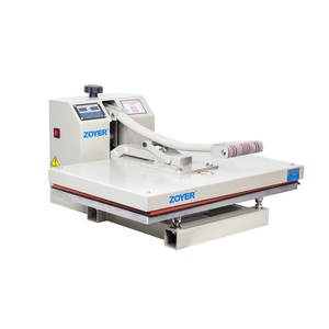 Nouvelle presse à chaud pneumatique automatique à plat ZY-HP4060 pour vêtements AC 110V - Product Image 3