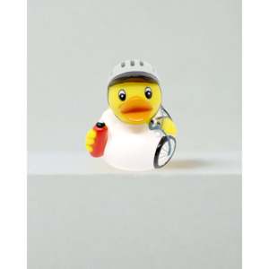 Pato de Goma de PVC Ecológico para Baño, Juguete de Baño Personalizable con Logotipo, Pato de Baño Aprietable para Bañarse y Nadar - Product Image 1