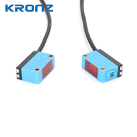 KRONZ Sensor fotolistrik kubik lampu LED 50mm-15m Sensor jarak jauh fotoelektrik lampu gelap menyala
