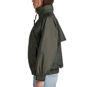 Veste coupe-vent pour femme sur mesure, col montant, doublure en nylon, manches longues, design pour l'automne et l'hiver, vêtements décontractés en toile, 2026 - Product Image 3