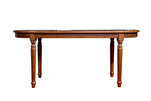 Mesa de comedor ovalada de madera maciza - Product Image 2