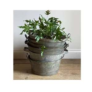 Nouvel arrivage de jardinières suspendues galvanisées pour la décoration intérieure moderne Pot de fleurs plantes herbes Pot conteneur à prix raisonnable - Product Image 6