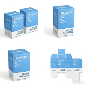 Boîte Cadeau Cosmétiques & Gâteaux de Lune en Carton <span class=keywords><strong>Blanc</strong></span> et Carton Ondulé avec Logo Imprimé Floqué et Gaufré - Product Image 6