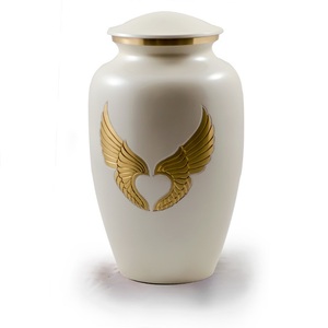 Urna de cremación para adultos negra con grabado fino de latón, la urna para adultos de calidad superior grabada más hermosa para seres queridos - Product Image 4