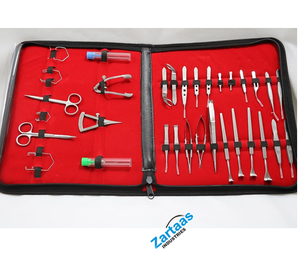 สแตนเลส 32 ชิ้นจักษุตาบอดชุดเครื่องมือชุดเครื่องมือผ่าตัดผู้ผลิตและส่งออก - Product Image 3