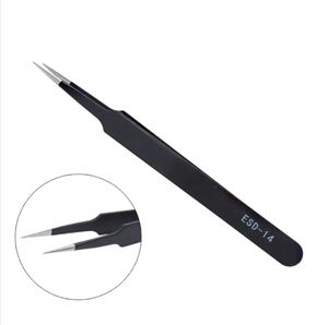 แหนบขนตาสีชมพูพร้อมด้ามจับหัวใจแหนบต่อขนตาแบบกำหนดเองฉลากตามต้องการ - Product Image 4