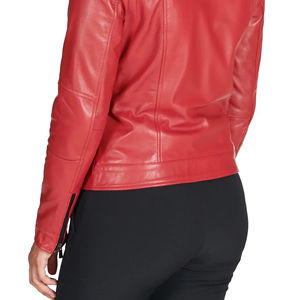 Meilleures arrivées Vestes en cuir pour femmes Mode pour l'hiver / Vestes en cuir à manches longues vierges les plus vendues - Product Image 6