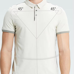 Vente en gros d'usine OEM de polos professionnels personnalisés de haute qualité T-shirt polo avec logo brodé ou imprimé personnalisé pour hommes - Product Image 6