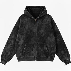 Sudaderas con Capucha para Hombre, Estilo Acid Wash, Precio al por Mayor, Alta Calidad, Talla Grande, Sudadera con Capucha Tie Dye - Product Image 1