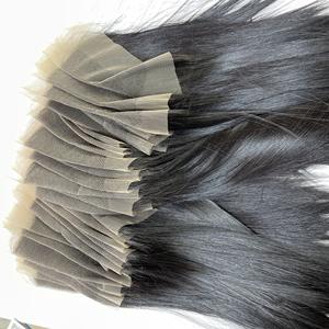 Vente en Gros de Cuticules Alignées Transparent HD Lace Frontal 13x6 13x4 4x4 5x5 6x6 7x7 Extensions de Cheveux Humains - Product Image 4