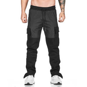 <b>Men's</b> <b>Polyester</b> Straight Mid Breathable Lightweight Drawstring Closure Cargo <b>Joggers</b> Pants Pockets for Gym Running Casual 2026 - Product Image 3