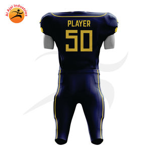 Ensemble de compression d'entraînement de joueur de football pour jeunes de style américain 7v7 Maillots à 7 drapeaux personnalisés sublimés Chemises uniformes respirantes - Product Image 3
