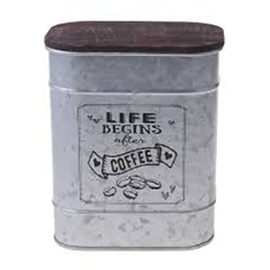 Metal Seasoning <b>Box</b> <b>Rounded</b> Galvanized Metal Tin <b>Box</b> Food Container Ingredient <b>Box</b> Customized Food Container - Product Image 3