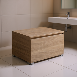 Cómoda de suelo de roble natural de 60 cm de Vieste Bath & Toilet Supplies - Product Image 3