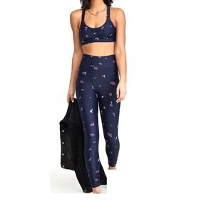 Leggings amincissants Dry-Fit pour femme, taille haute, longueur intégrale, motif nid d'abeille, 100% polyester, écologiques, pour Pilates, OEM ODM, tendance TikTok - Product Image 4