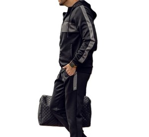 Survêtements confortables pour hommes, vêtements de sport, ensemble de pièces de remorquage, vêtements décontractés d'hiver, manches longues, nouveauté 2025 - Product Image 4