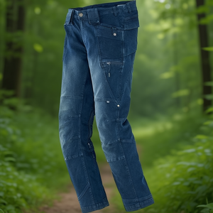 TERRAX Men's Denim <b>Work</b> Trousers Size 52 Comfortable <b>Jeans</b> - Product Image 3