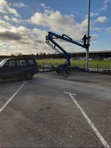 Original Cherry Picker <b>Crane</b> Truck Mounted Cherry Picker 12 Meter Moving House Ladder Truck for Sale - Product Image 4