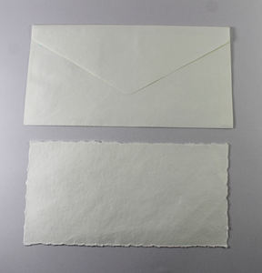 Ensemble de fournitures en gros 250 Gsm carte de bord rembourrée avec enveloppe assortie papier fait main recyclé - Product Image 3