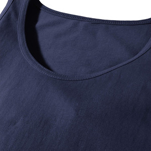 Camiseta sin mangas de entrenamiento deportivo para hombre, camiseta sin mangas lisa en blanco de Material de secado rápido para camiseta sin mangas de moda personalizada, ropa de calle y gimnasio - Product Image 3