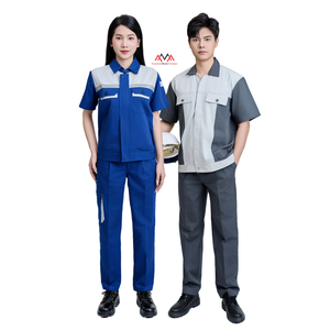 Vêtements de travail pour ouvriers du bâtiment, taille plus, bleu et noir, avec design uniforme pour le secteur pétrolier et gazier. - Product Image 1