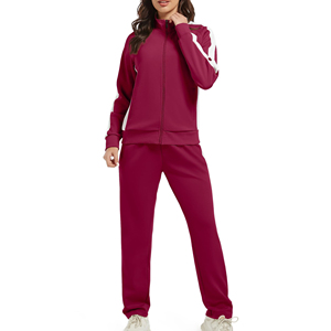 Conjunto de sudaderas con capucha de alta calidad para mujer, pantalones de manga larga, chándal transpirable a prueba de viento, conjunto de Jogger, conjuntos de Fitness para mujer - Product Image 3