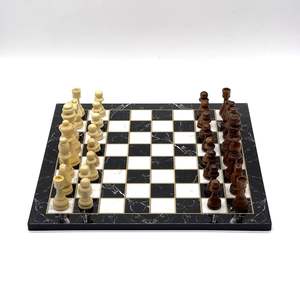 Royal Marble Chess Table Artisan Stone Craftsmanship Waterproof <b>Home</b> <b>Furniture</b> for Living Room Bedroom Dining Kitchen Office Use - Product Image 1