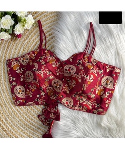 Blusa confeccionada de trabajo de secuencia bordada para mujer de estilo paquistaní indio, ropa para fiestas y bodas - Product Image 1