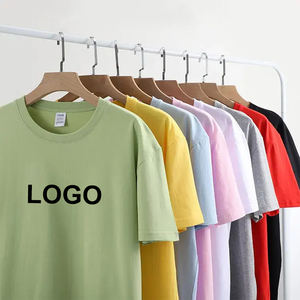 T-shirt pour hommes personnalisé lavage à l'acide vintage 250gsm 100% coton T-Shirt pour hommes surdimensionné grande taille graphique t-shirts avec logo - Product Image 3