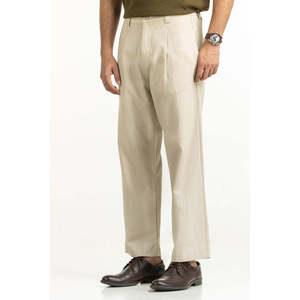 Pantalones de Rayón/Nailon Plisados Casuales de Invierno para Hombre, Corte Recto, Color Gris Niebla, MN-TRC-WS25-001 B Fitness Wear - Product Image 3