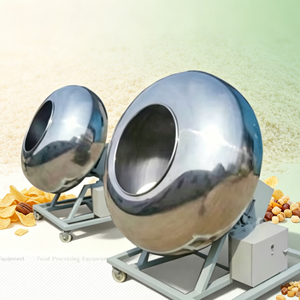เครื่องเคลือบสแตนเลสสำหรับถั่วลิสงและอัลมอนด์แบบอัตโนมัติ - Product Image 1