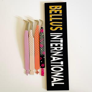 Pince à cils professionnelle en acier inoxydable Volume de 90 degrés Diamant Nano Grip Fiber Tip Outil d'extension de cils - Product Image 2