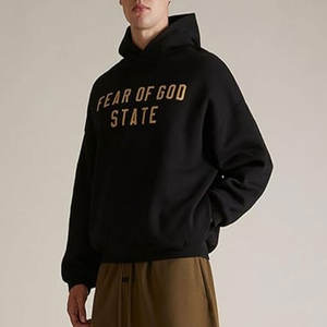 Men's Oversized Heavyweight Fleece Breathable Customized Hoodie Set Plus Size Casual Streetwear Sweatshirts Hooded Collar Woven - Product Image 4