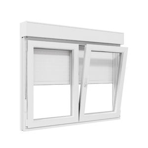 Persianas Enrollables de <span class=keywords><strong>PVC</strong></span> UPVC Personalizadas de Fábrica, Alta Seguridad, Duraderas, con Cortinas y Persianas, Ventanas de Vinilo con Triple Acristalamiento - Product Image 1