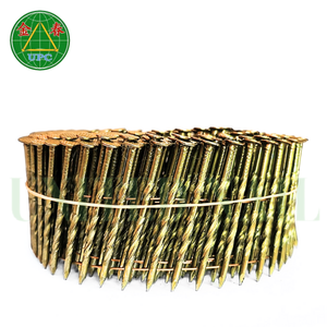 Clous de bobine à haute résistance à la traction 1-3/4 \ "X 0.086 \" 9000pcs longue durée lisse/anneau/tige de vis tête à carreaux Vietnam usine - Product Image 1