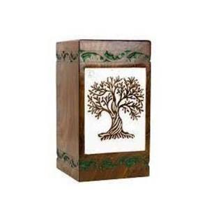 Hot Selling American Style Handmade Wooden Cremation <b>Urns</b> Modern Funeral Burial Decorative <b>Urns</b> for Male Female at Low Price - Product Image 3