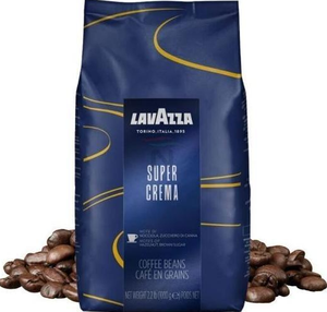 Café en grains Lavazza Super Crema 1 kg, sacs en gros pour les distributeurs et les supermarchés - Product Image 1